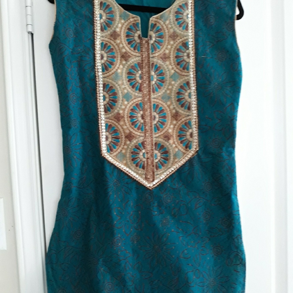Dress, long blouse
